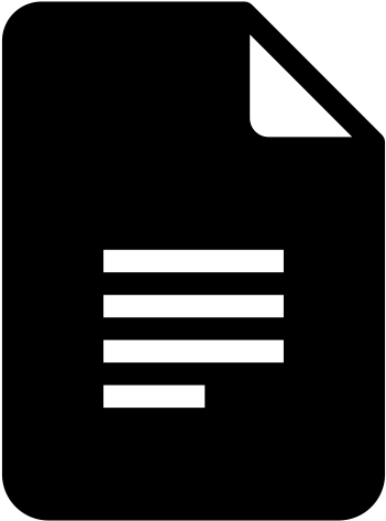 Google Docs Icon - Google Docs Logo Black (512x512)