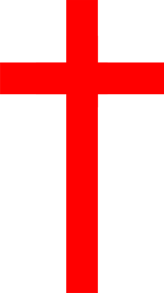 Red Christian Cross Transparent (337x600)
