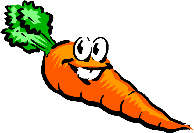 Taproot System Primary Root Grows Down From The Stem - Carrot With A Smiley Face (639x446)