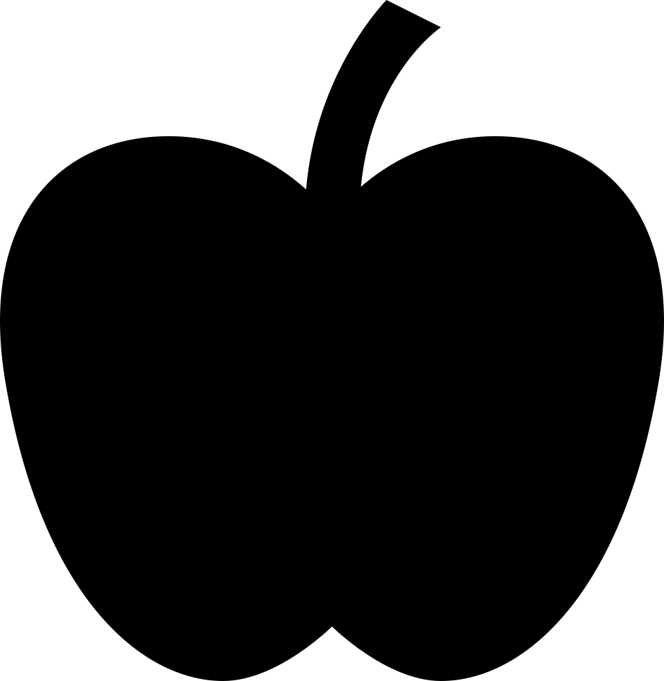 Apple Shape Comments - Silhueta De Maça (956x980)