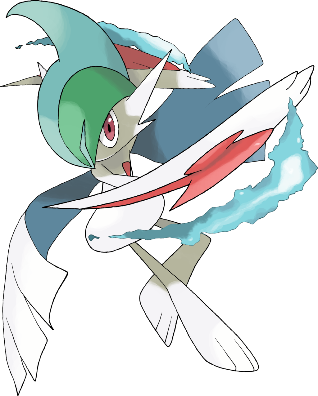 Mega Gallade - Pokemon Mega Gallade (1024x1277)