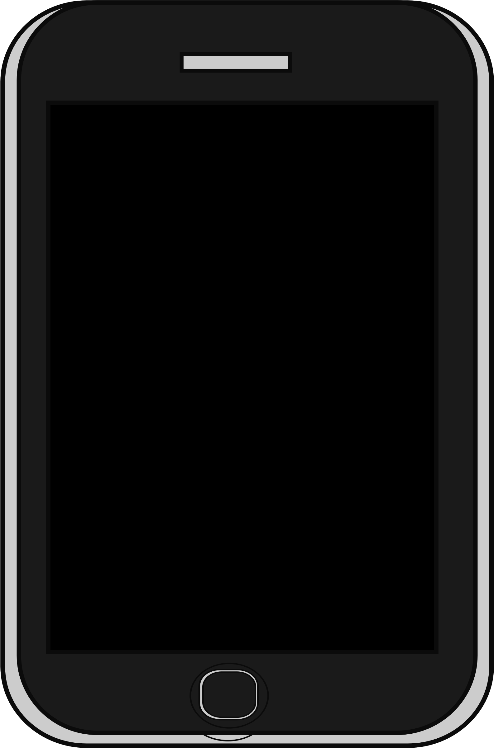 Iphone Clipart - Smartphone (2400x2400)