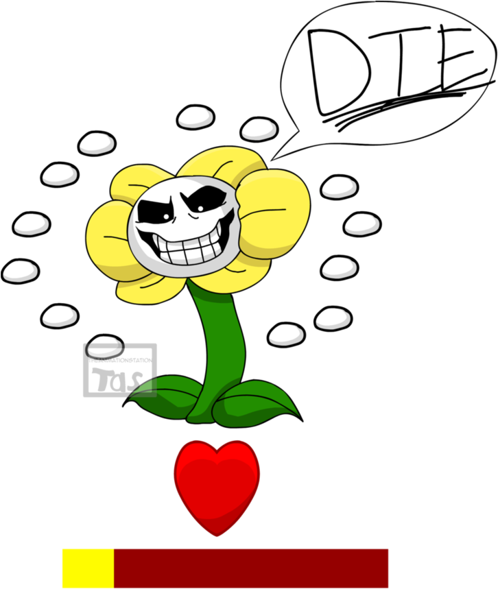 Flowey The Flower - Cartoon (891x896)
