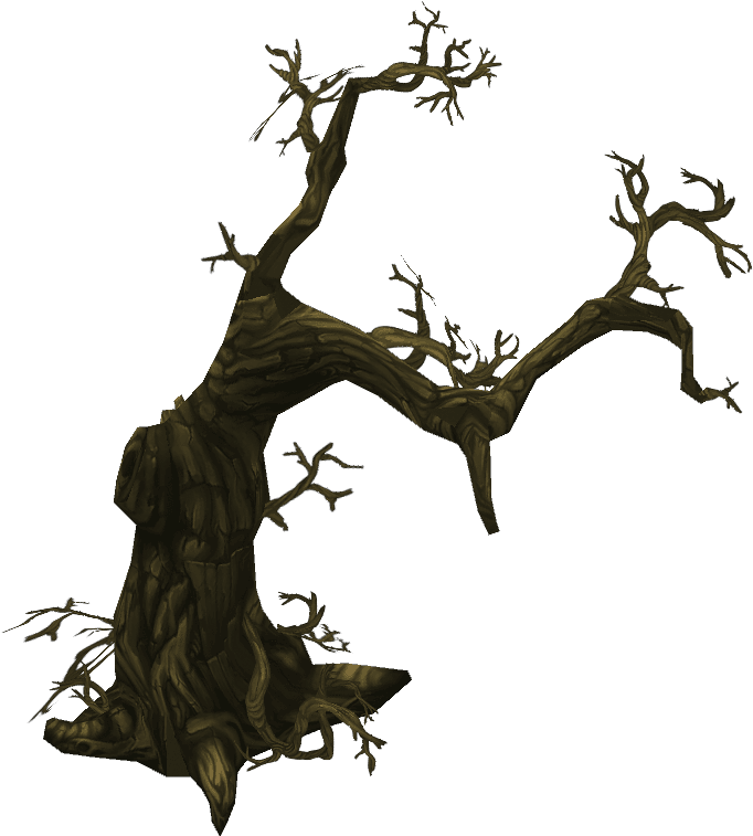 Low Poly Dead Tree Pack - Tree (1024x1024)
