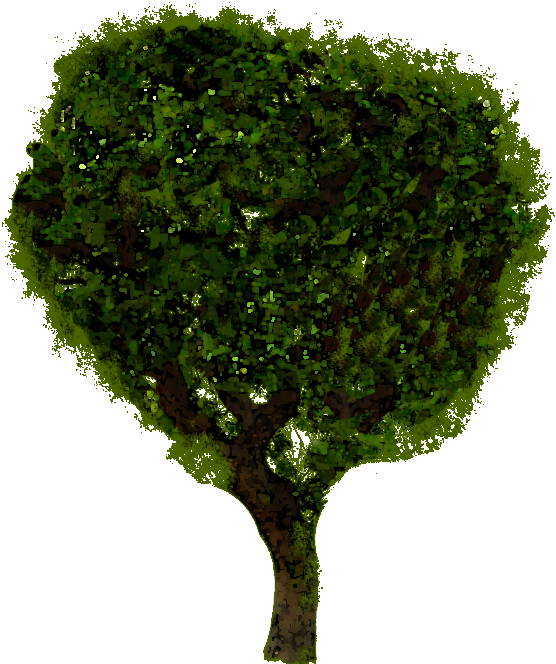 Pixel Tree - Plane (586x674)