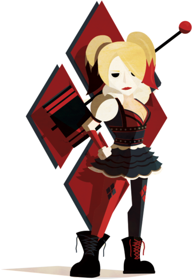 Arkham Knight Version By Senordoom - Cartoon (400x551)
