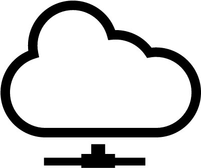 Cloud Network Vector - Cloud Network Icon (400x400)
