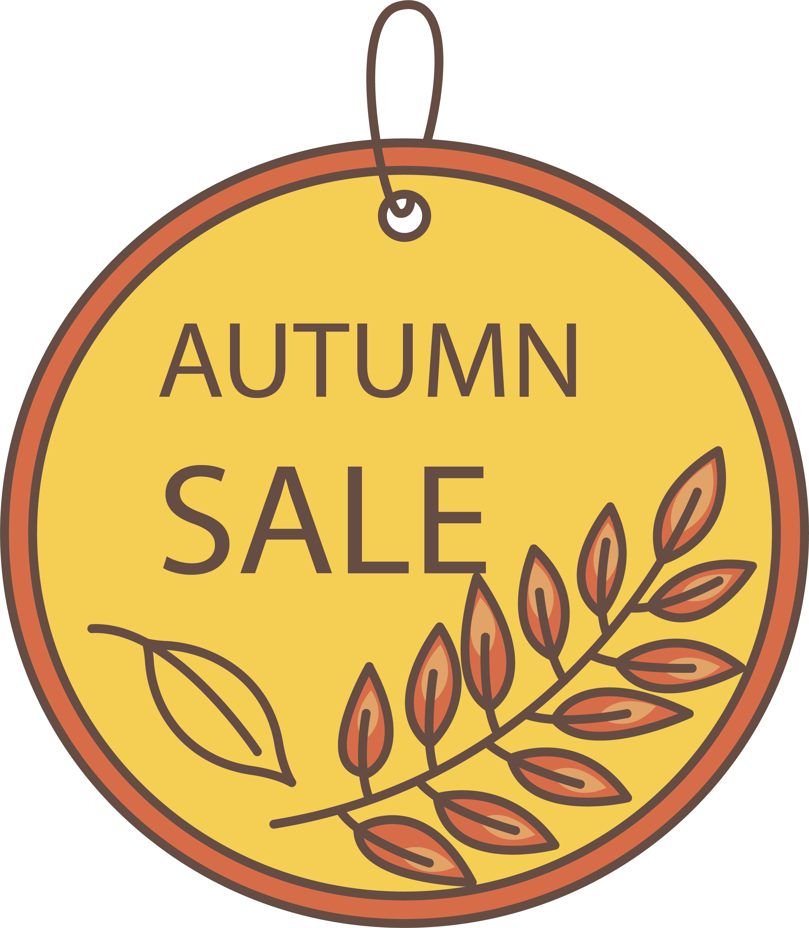 Autumn Clip Art - Circle (2642x3029)