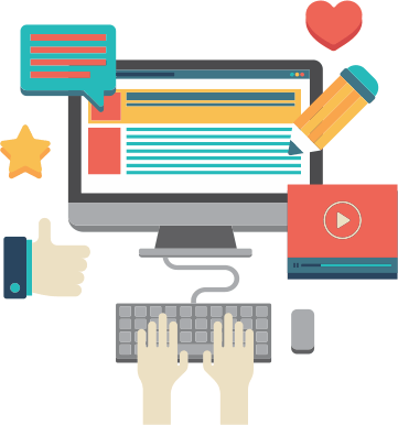 Our Content Marketing Services Include - Content Creator Clipart (361x386)
