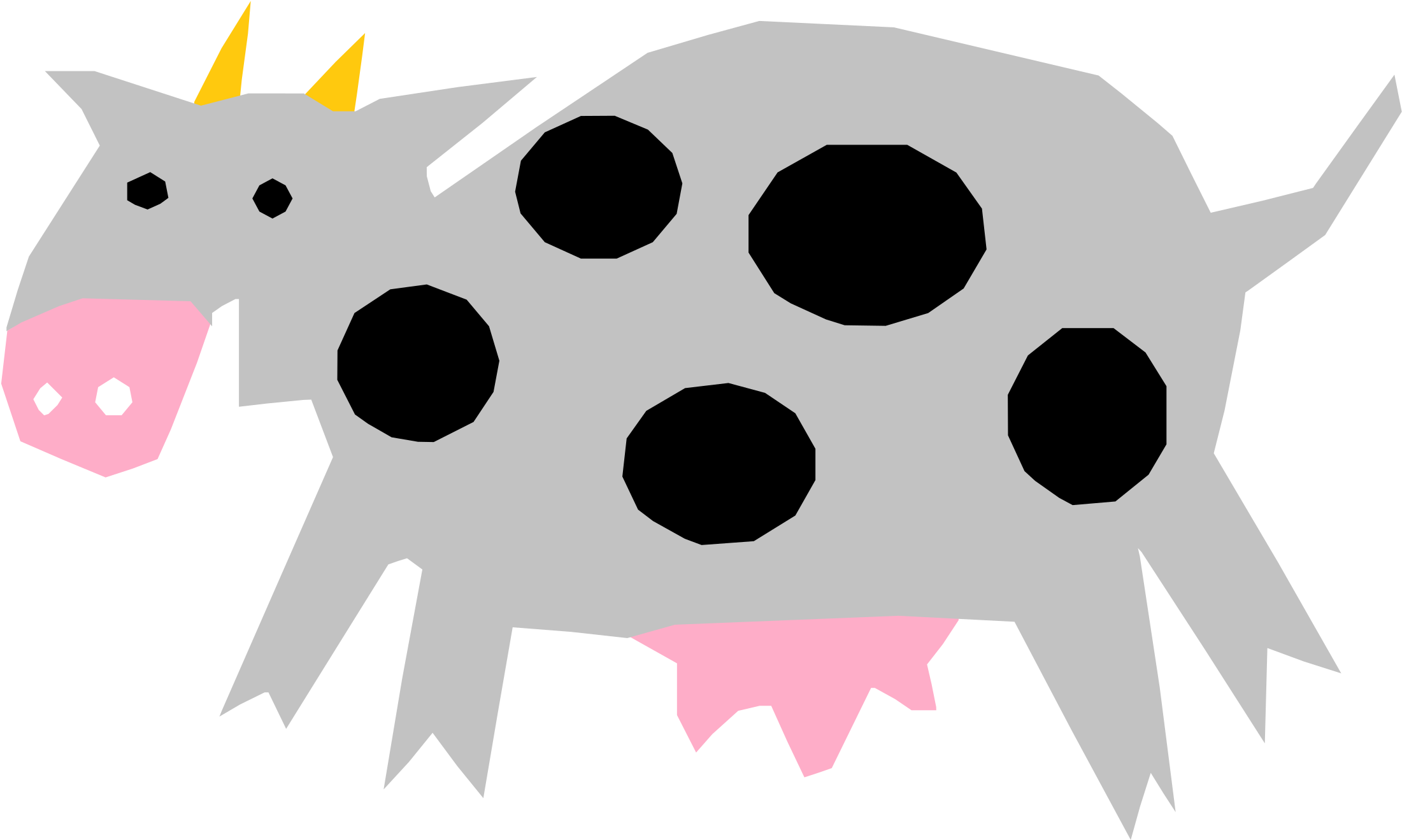 Cow Refixed - Cattle (2400x1474)