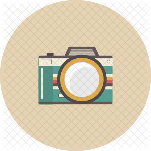 Camera Icon - Cartoon Retro Camera (512x512)