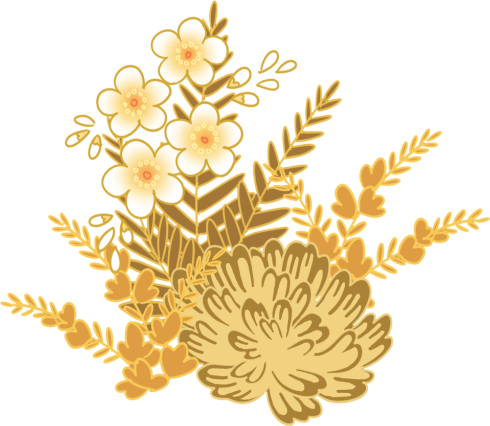 Flower Patterns And Pieces By Fastpuck - Illustration (958x833)