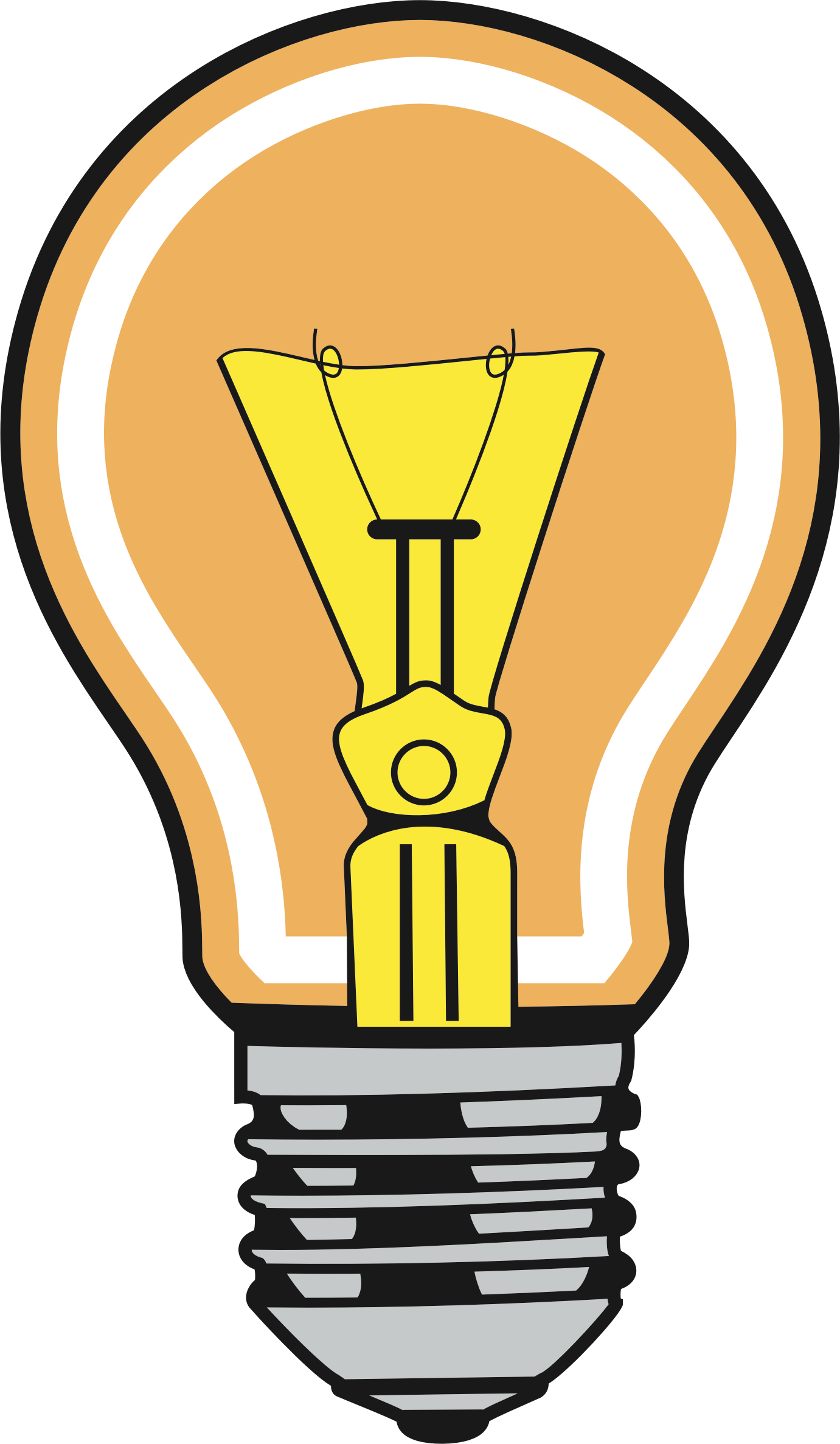 Big Image - Bulb Clipart (1381x2374)