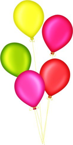 Ballons - Clip Art (246x490)