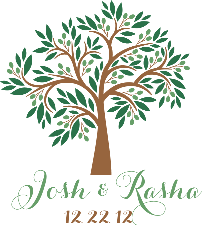 Olive Tree Vector (807x982)