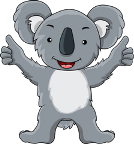 Koala Cartoon (500x500)