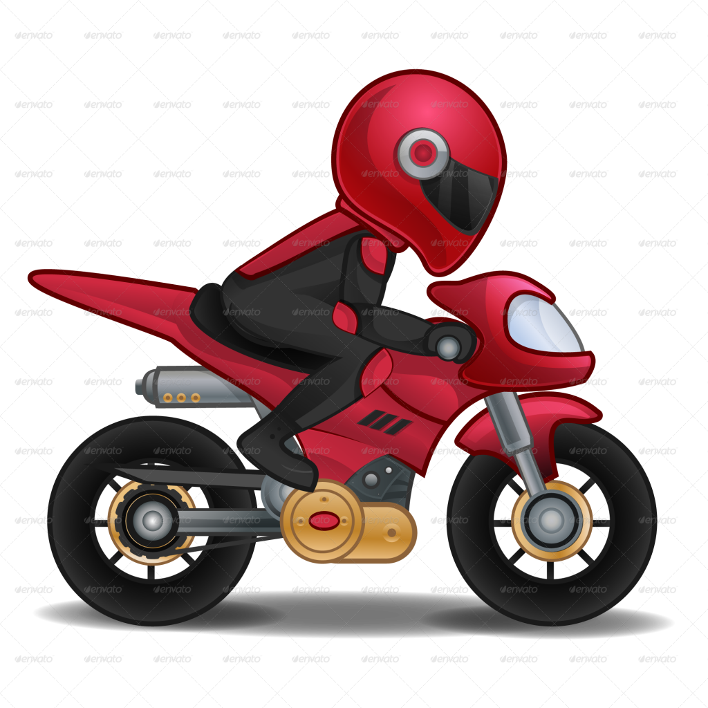 Motor Bike Vector (1024x1024)