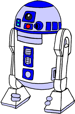 Anakin Skywal R2d2 - R2d2 Clipart (300x448)