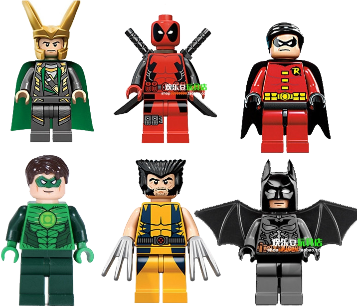 Lego Super Heroes: Wolverine Minifigure (746x623)