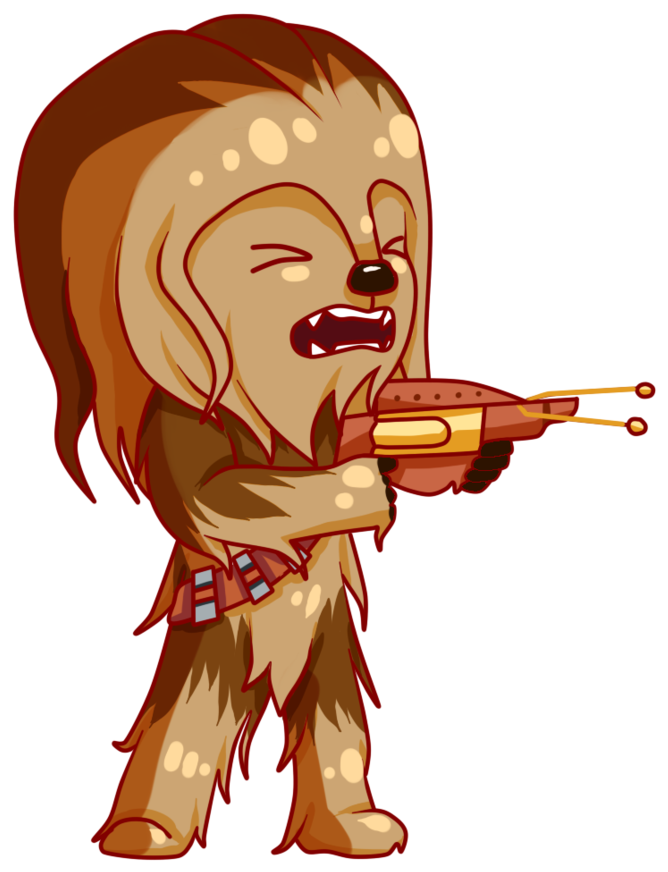 Chewie By Moukitsu - Cartoon (894x894)