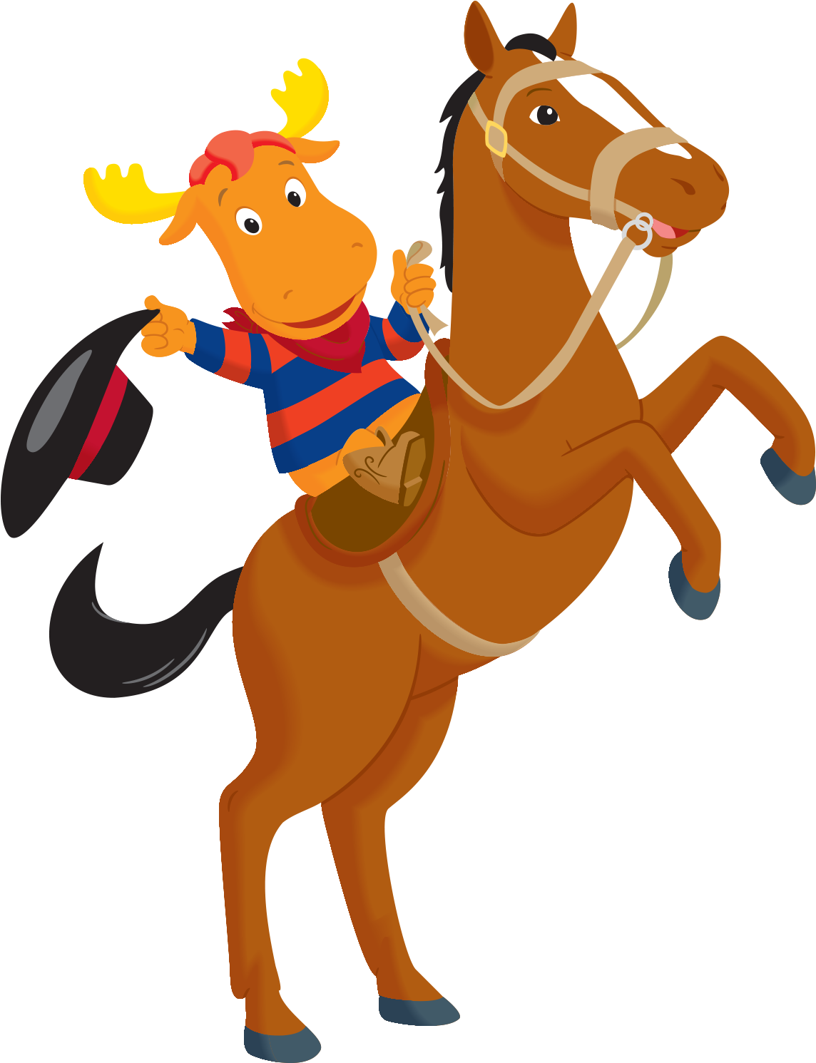 The Backyardigans Cowboy Tyrone On Harvey - Tyrone Backyardigans (1268x1490)
