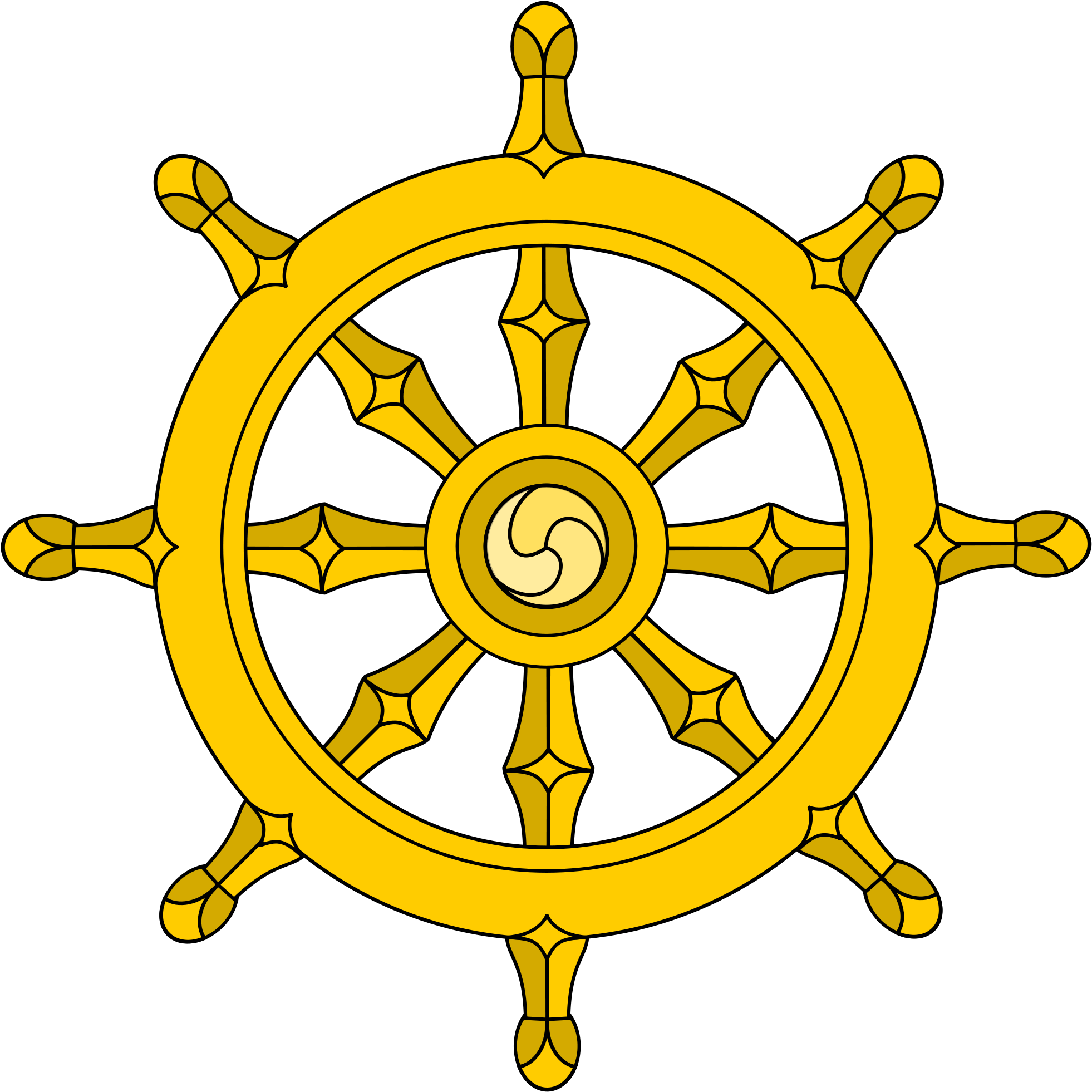 Dharma Wheel (2000x2000)
