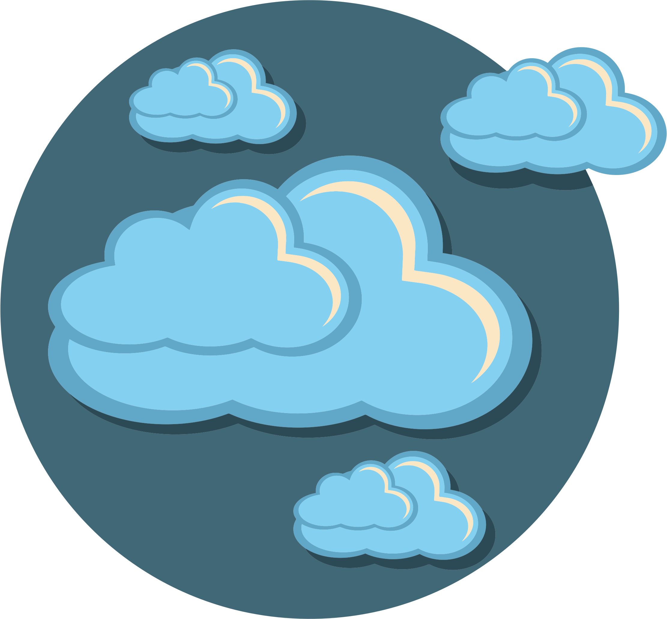 Storm Clouds Icon - Small Transparent Storm Cloud (2222x2062)