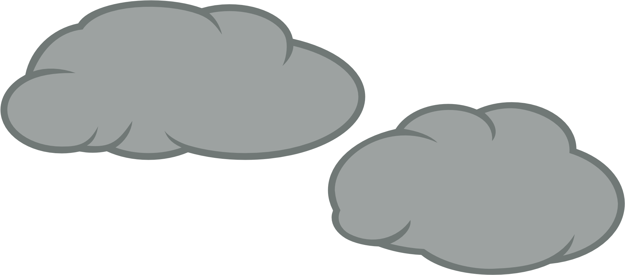 Two Clouds Cutie Mark Request By The - Mlp Clouds Cutie Mark (2113x1000)