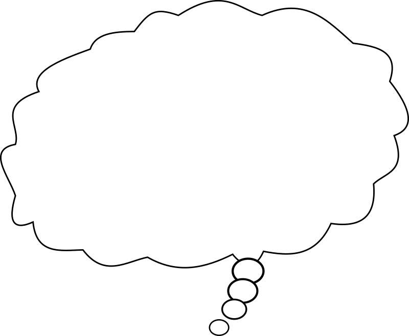Medium Image - Cartoon Thought Bubble (800x658)