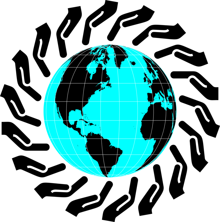 Cartoon Clip Caring - Map (744x750)