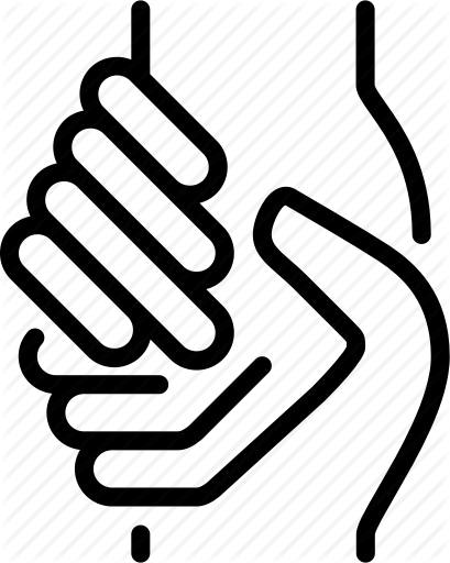 Help Vector - Helping Hand Icon Png (409x512)