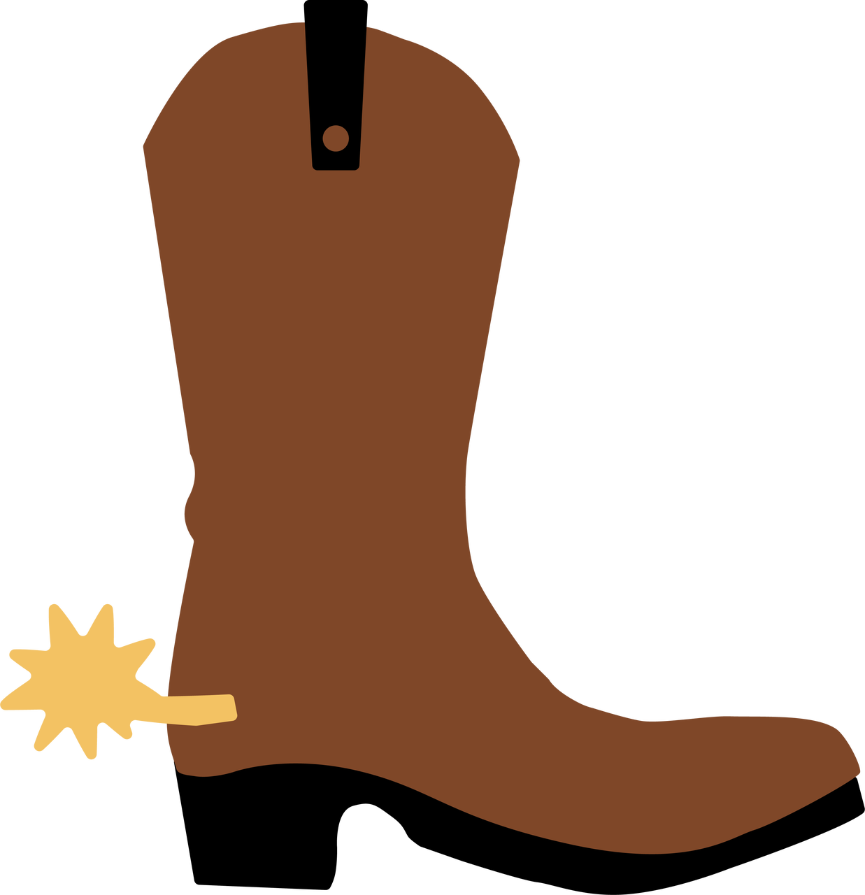 Image - Cowboy Boot (1237x1280)