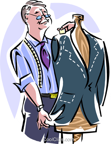 Tailor Cartoon Png (370x480)