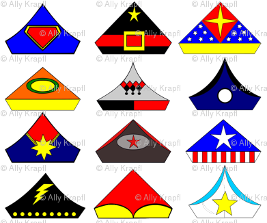 Super Hero Tiaras & Crowns - Triangle (400x335)