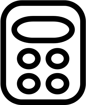 Tiny Calculator Vector - Mathematics (400x400)