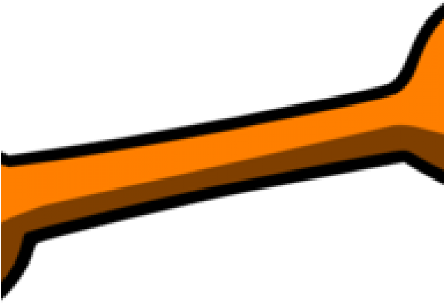 Bone Clipart Orange - Dog (640x480)