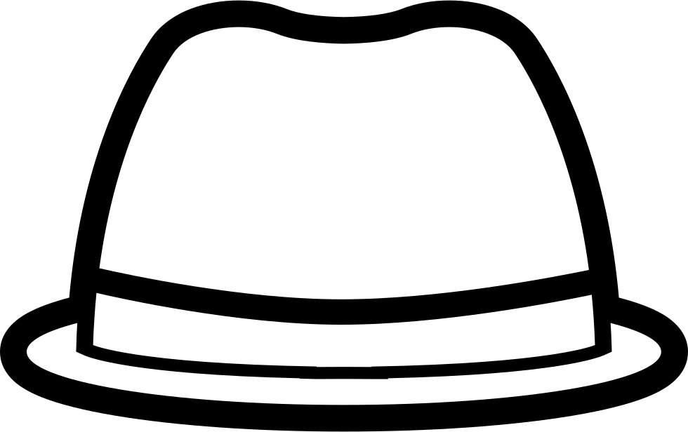 Hat Outline For Males Comments - Hat (980x616)