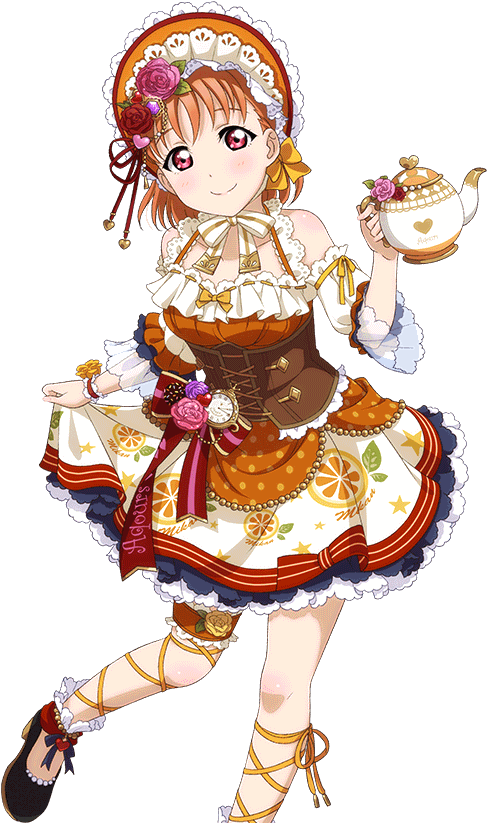 Transparent - Idolized - Lovelive Sunshine Aqours Valentine Day Maid Yoshiko (1024x1024)