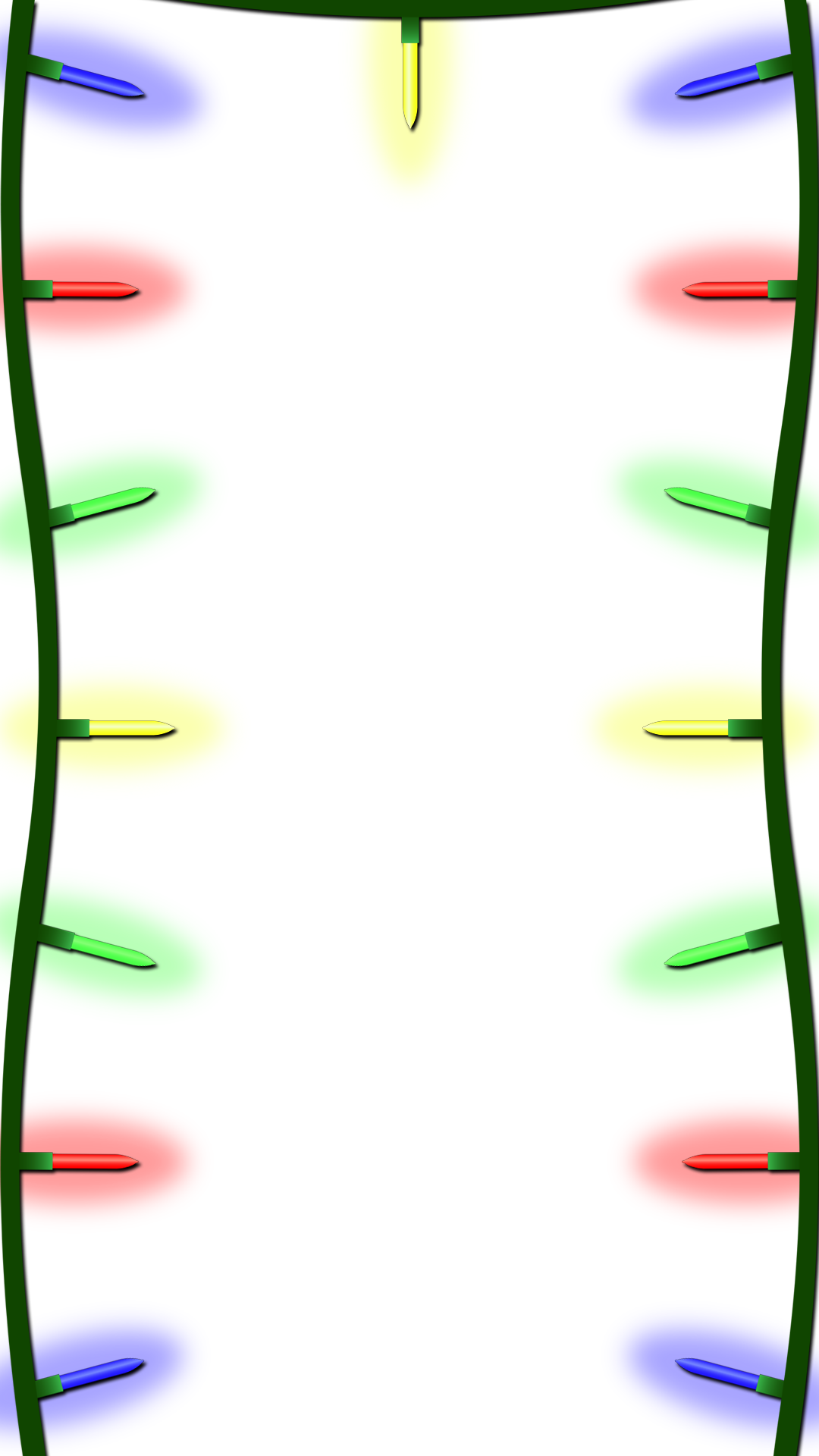 Holiday Lights Border - Holiday (1080x1920)
