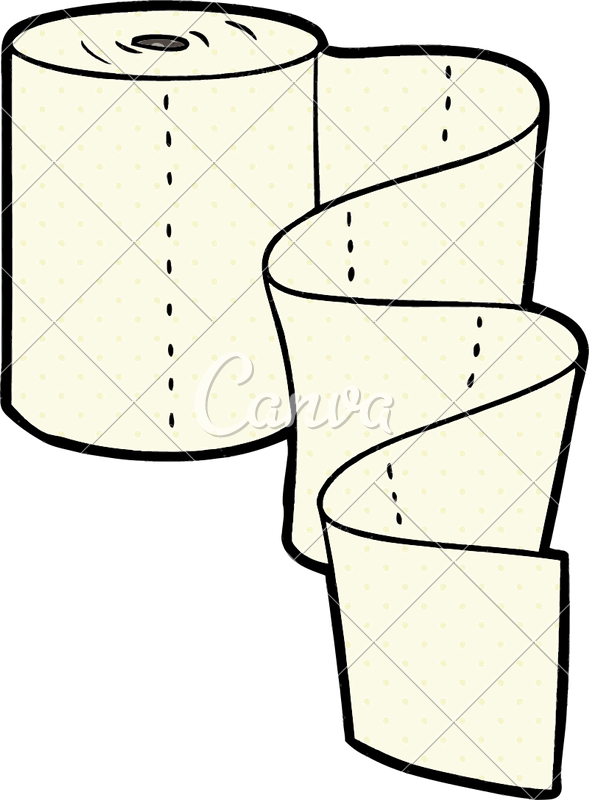 Cartoon Kitchen Roll Tissue - Cartoon Tissue (589x800)