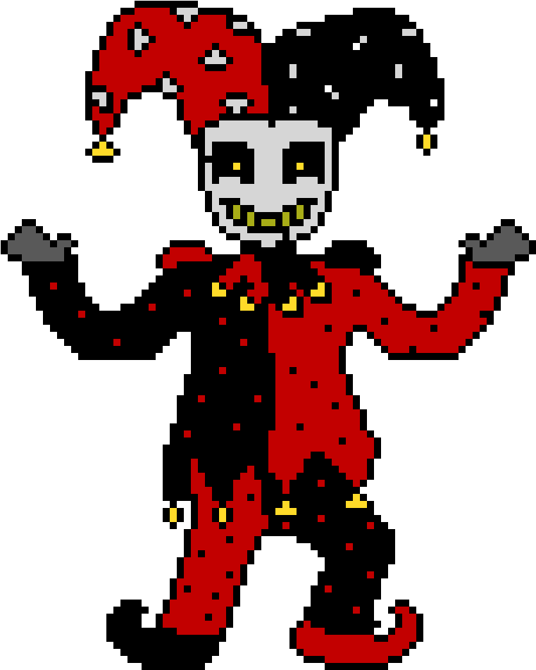 Jester - Pixel Art (800x950)