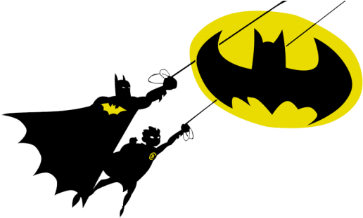 Batman And Robin - Batman E Robin Png (575x360)