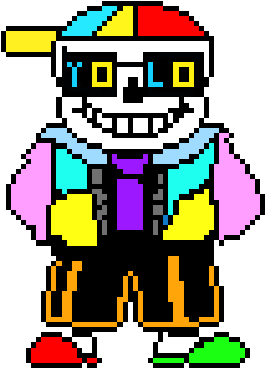 Fresh Sans - Fresh Sans Pixel Art (580x760)