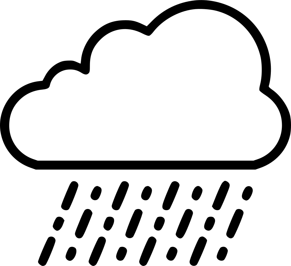Rain Cloud Drawing At - Icon (980x896)