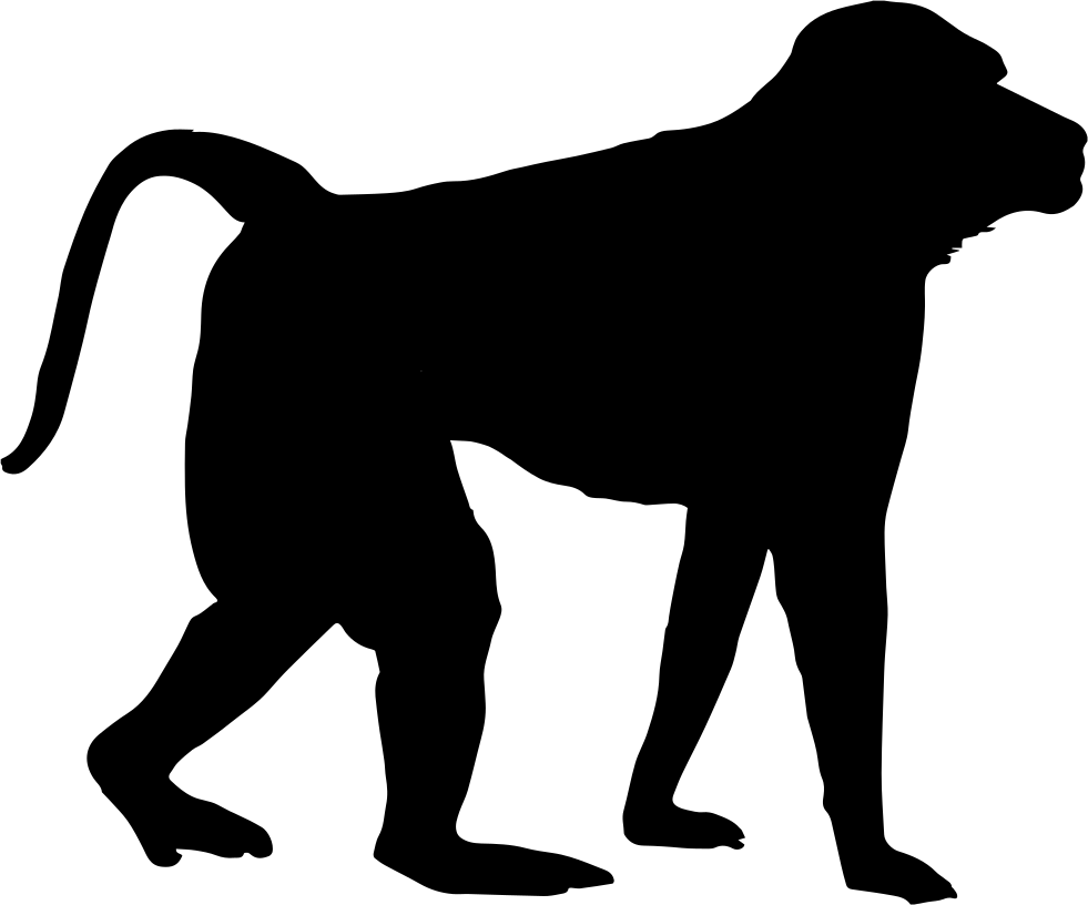 Monkey Shape Comments - Monkey Icon (981x816)
