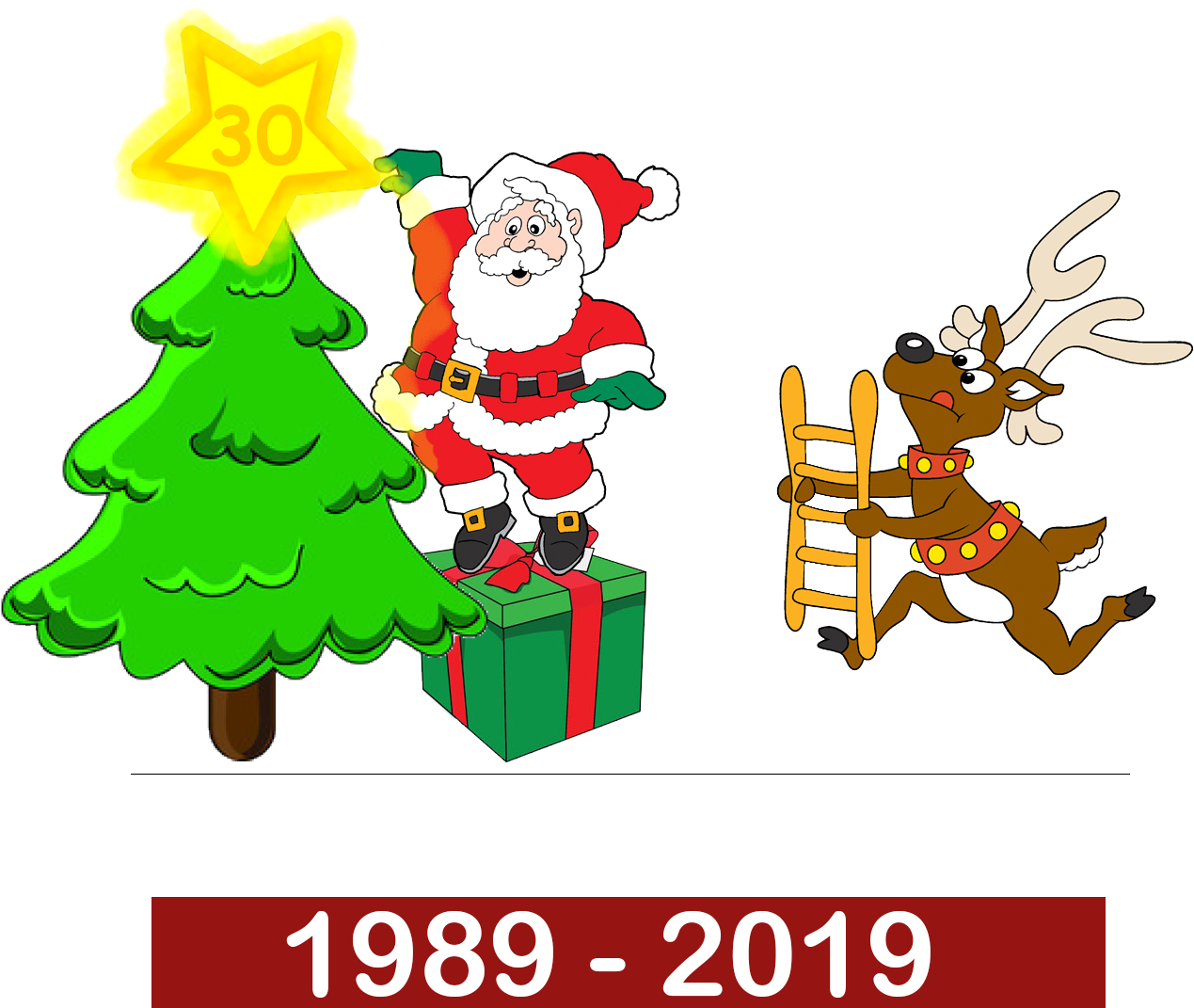 01 4601 - Falling Santa With Deer Do-it Yourself Pattern (1376x1156)