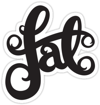 Fat Stickers - Fat (375x360)