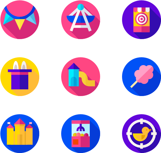 Amusement Park - Google Icon (600x564)