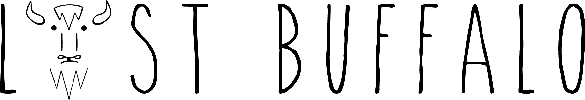 Lost Buffalo - Calligraphy (2400x660)