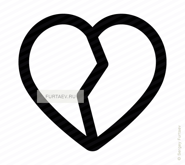 Heart Broken Vector (620x553)
